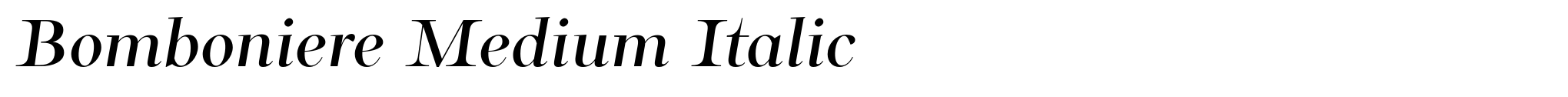 Bomboniere Medium Italic image